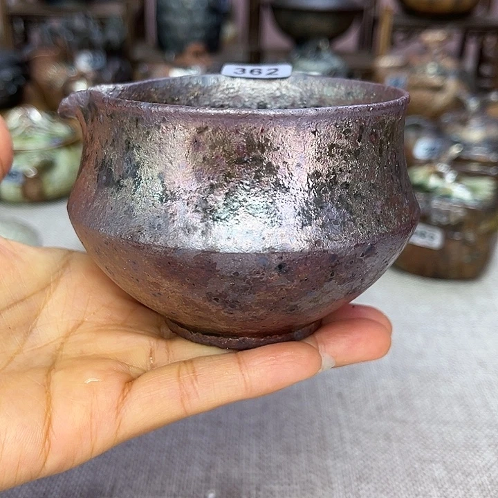 裸柴烧陶瓷手工茶器