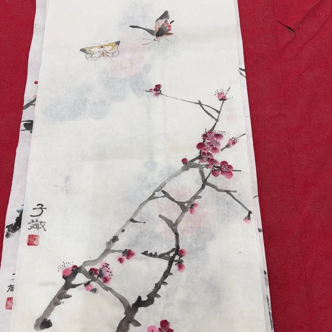 国画花鸟的翅膀和翅膀是一样