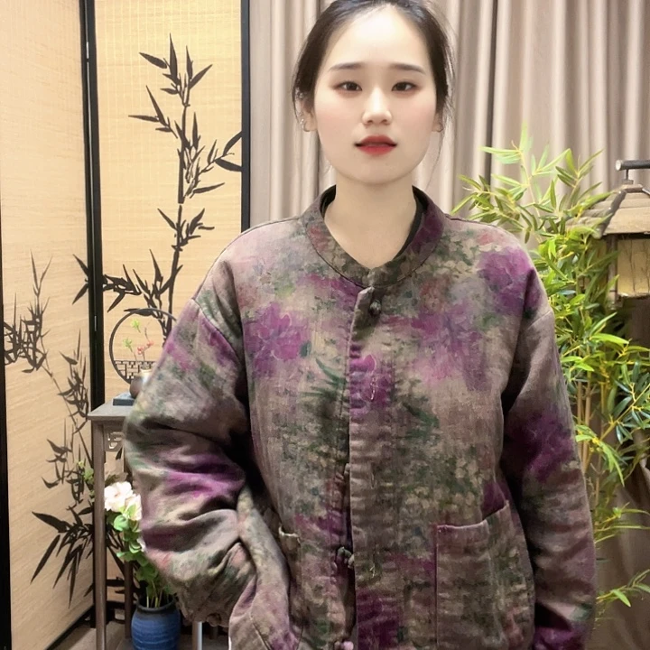 外套款紫色可穿到160