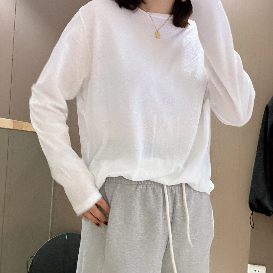 韩国百搭休闲T恤白色t恤女