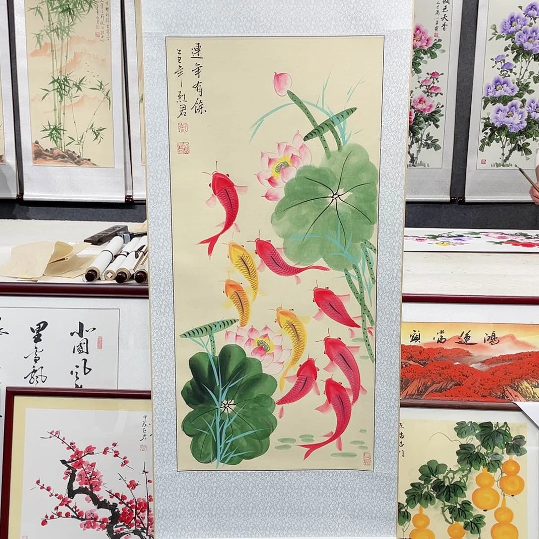 国画素**浅手绘作品 手绘作品