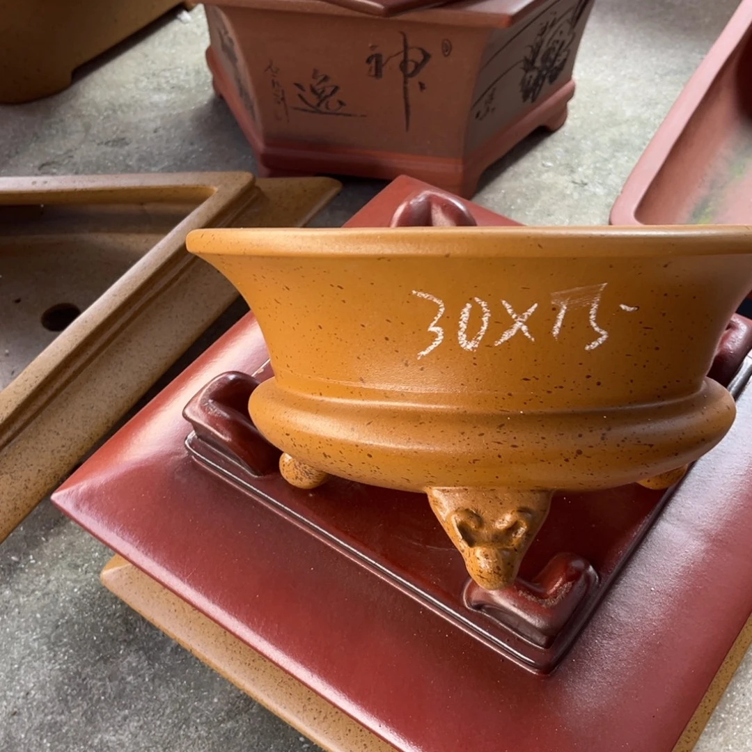 紫砂花盆盆景艺术