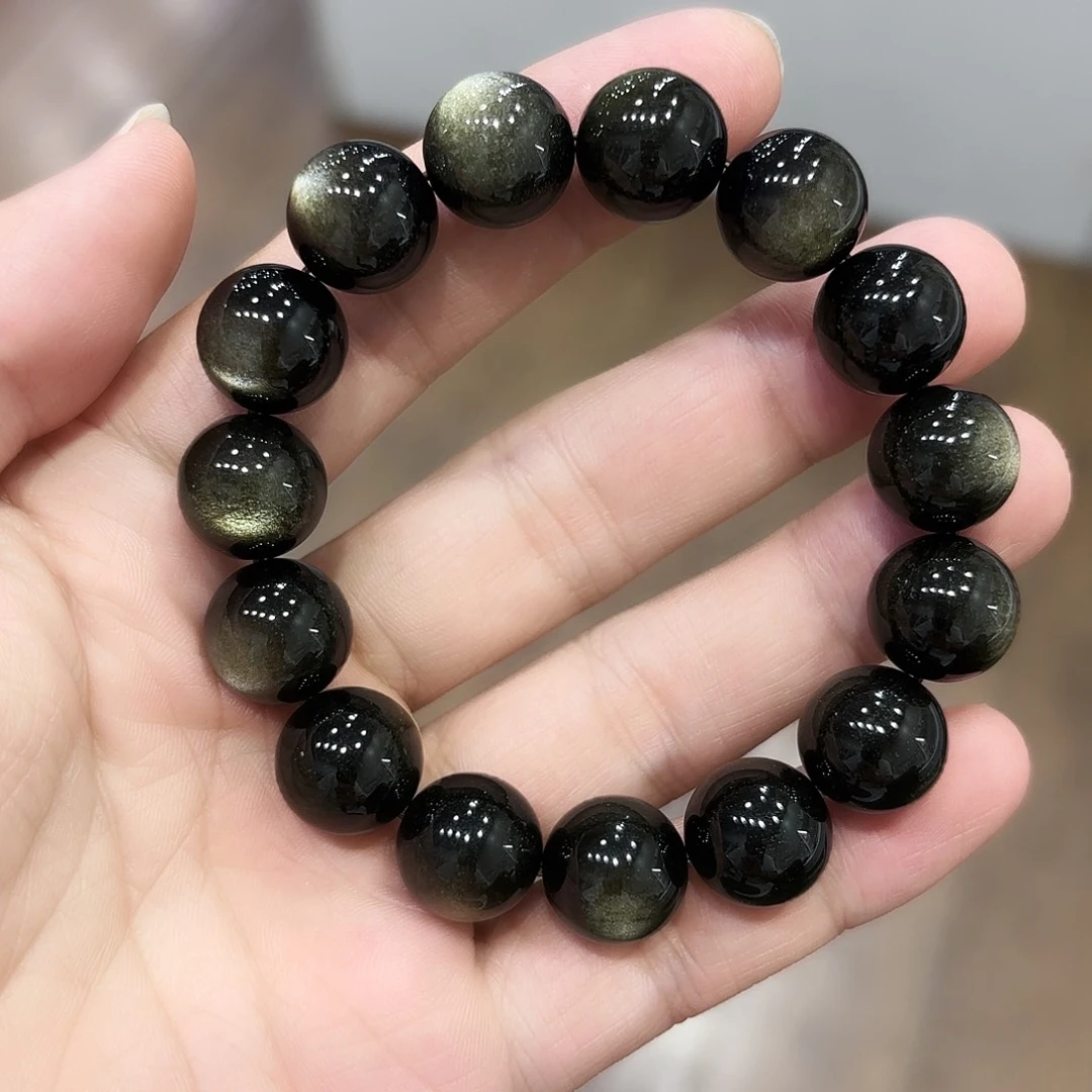 水晶手链未镶嵌金耀石卡14