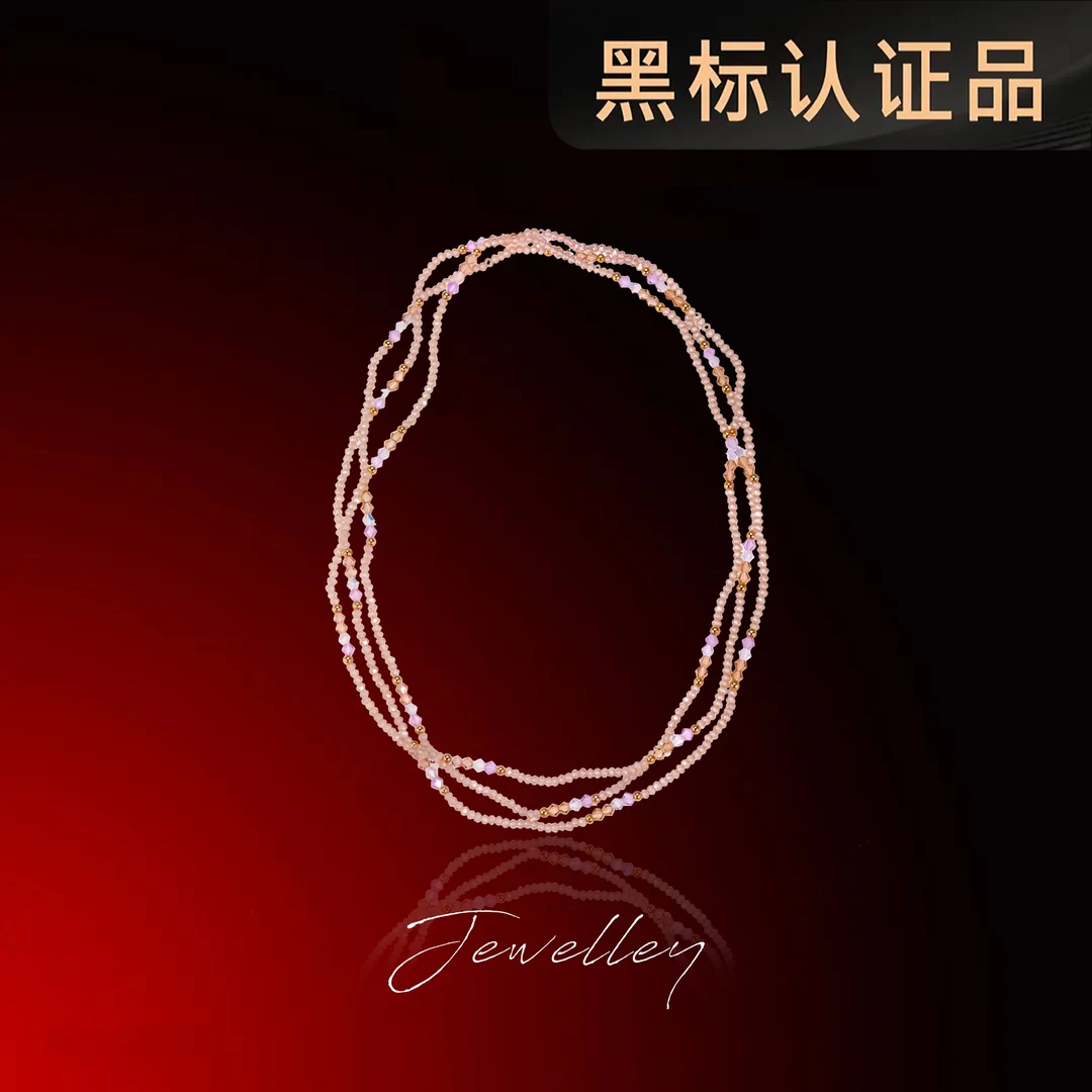 OuQ镀k金精致轻奢小众叠戴项链首饰女款ZX160332