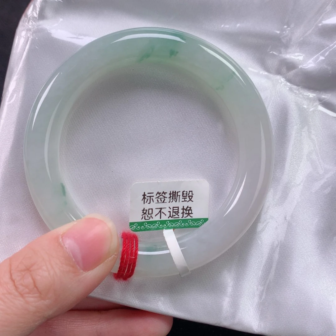 未镶嵌手镯翡翠缅甸天然翡翠手镯53