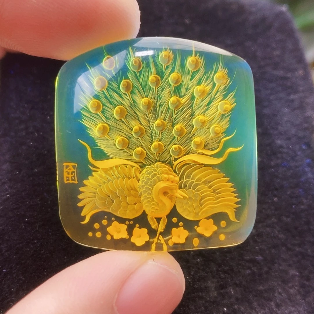 金珀未镶嵌吊坠(不含链)