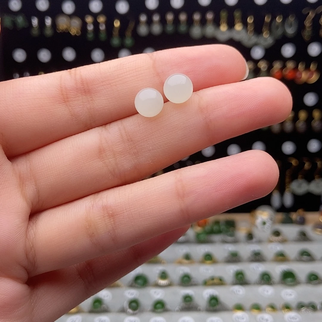 和田玉银S925镶嵌颈饰