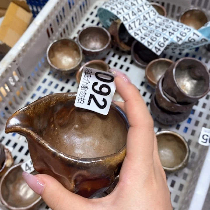 杯柴烧茶具的制作