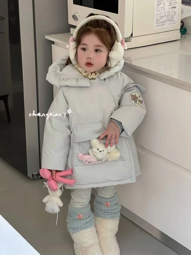 潮牌儿童男女小童羽绒服