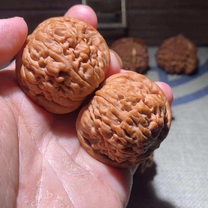 随***安文玩核桃把件核桃