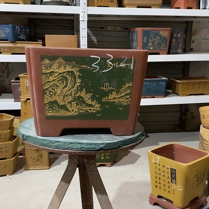 紫砂花盆紫砂花盆