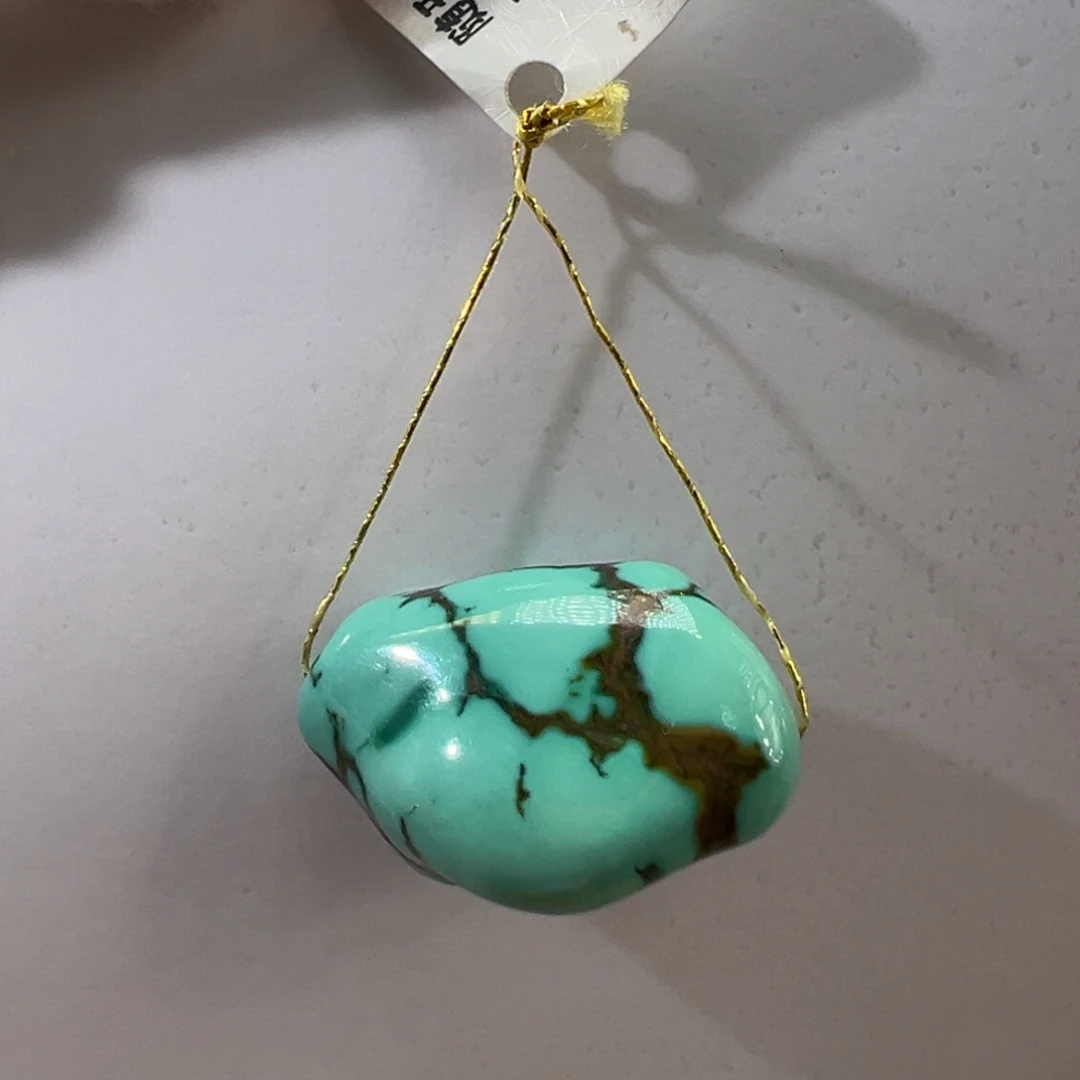 绿松石未镶嵌挂件