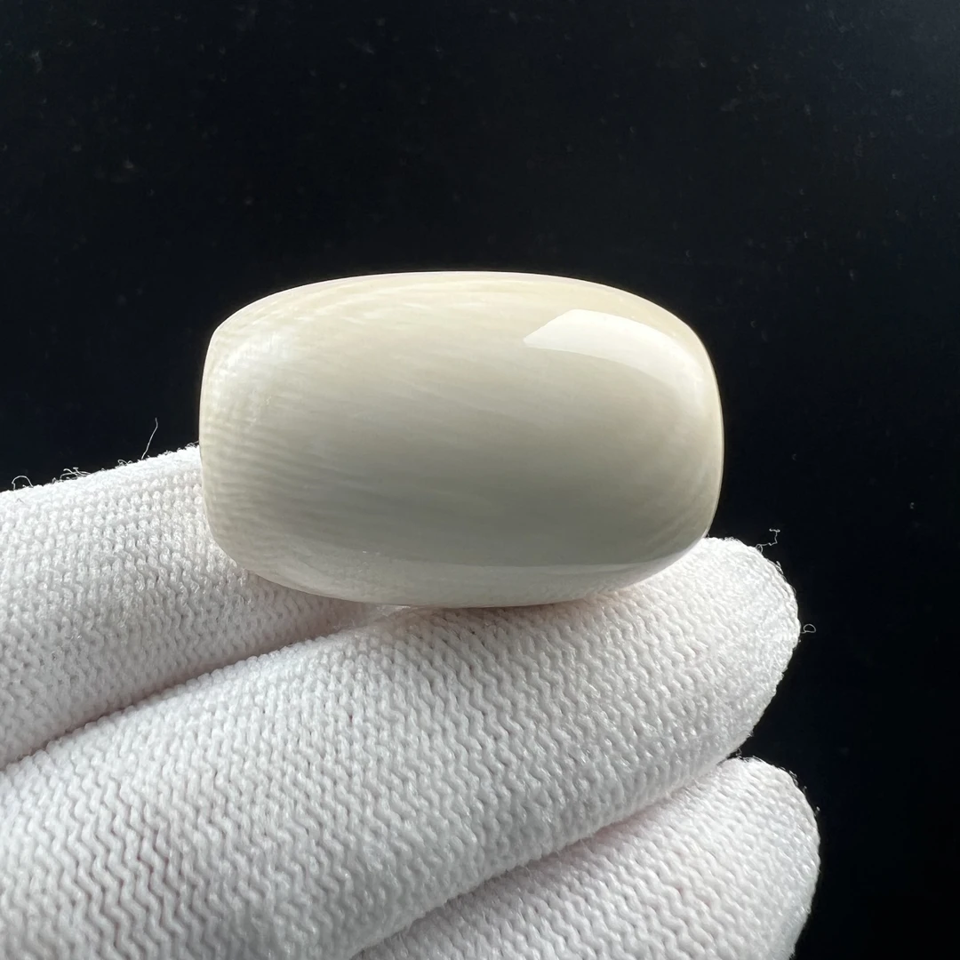 D2397天然猛犸牙桶珠22x31mm支持鉴定 假一罚四