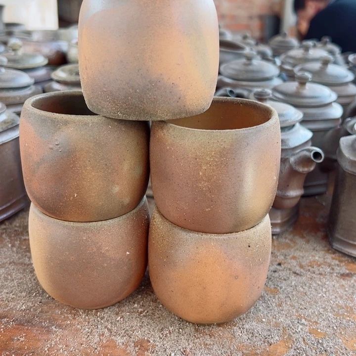 旭***虹坭兴陶贵台龙窑柴烧茶器A153