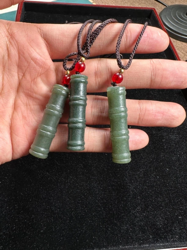 天然和田玉 竹子 节节高升 一物一证