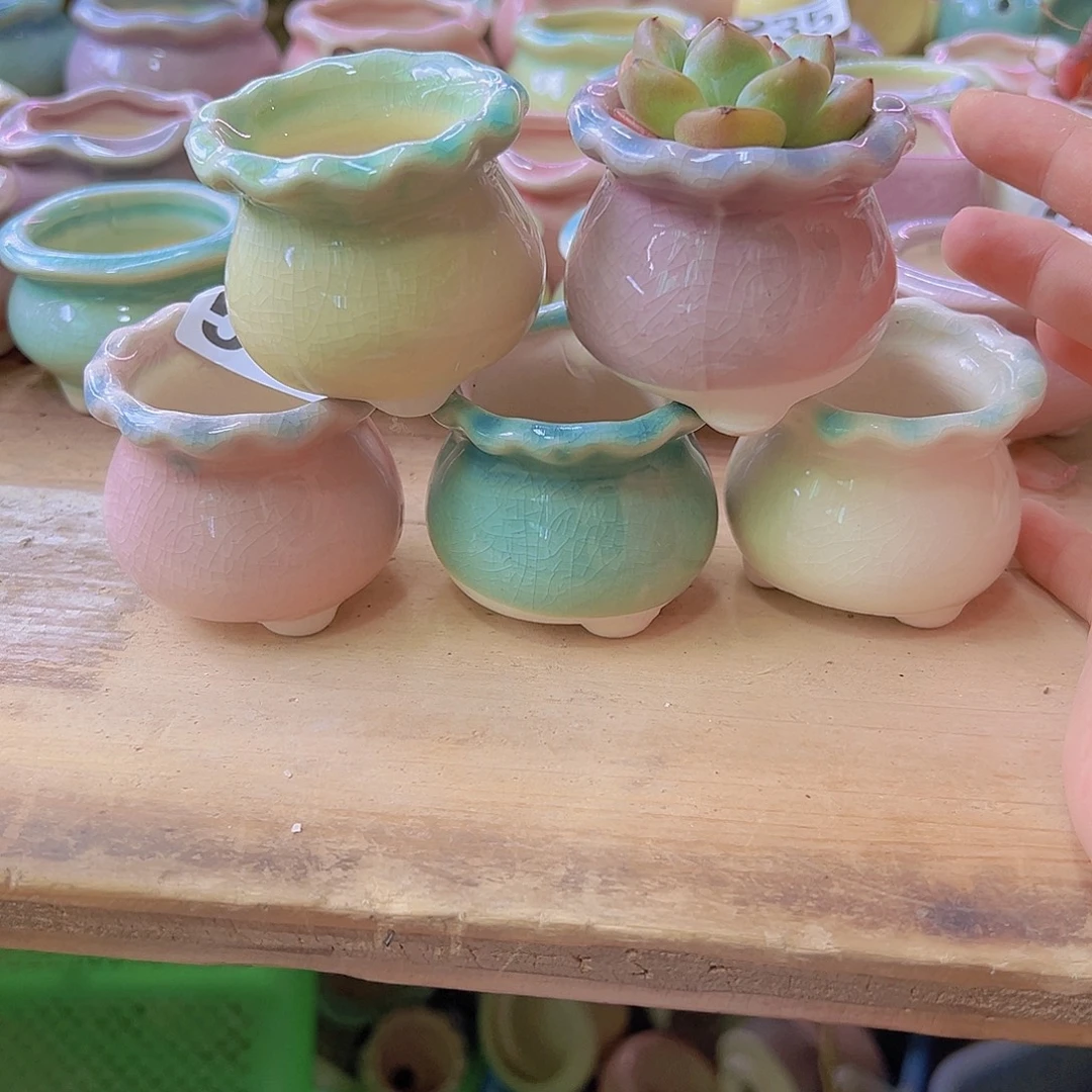 陶瓷花盆当场凑满12包邮