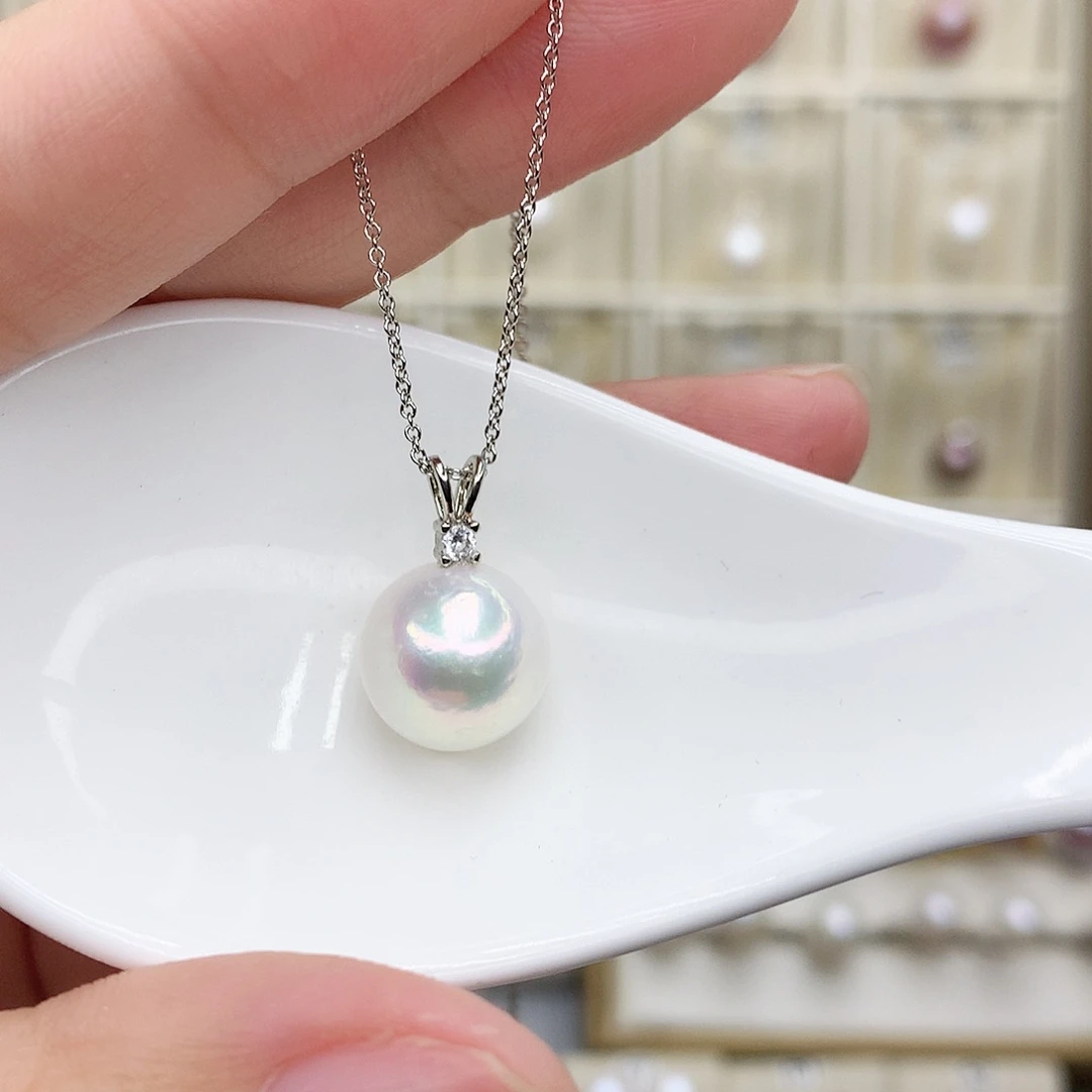 淡水珍珠吊坠(赠链)合金