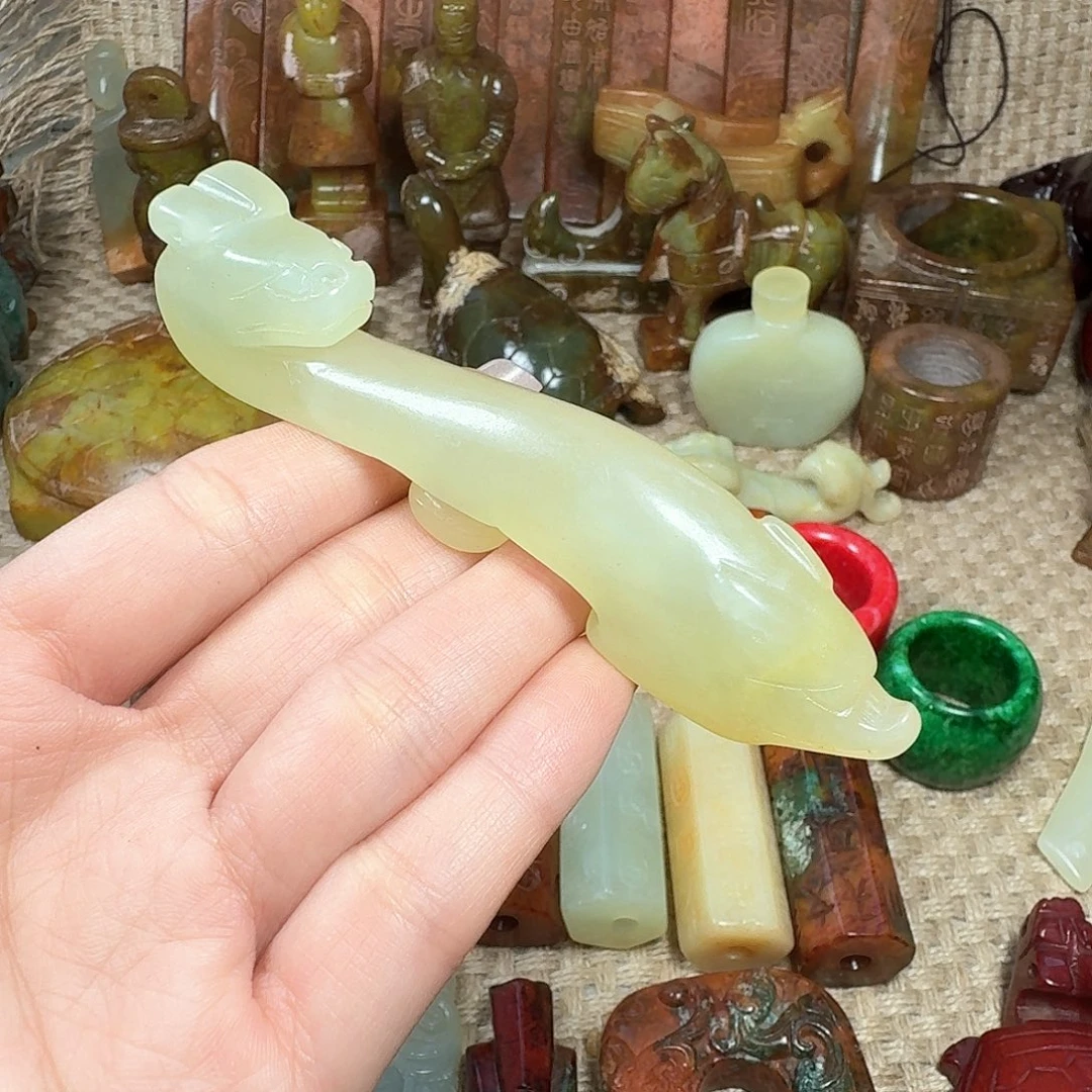 白玉菩提吊坠挂件