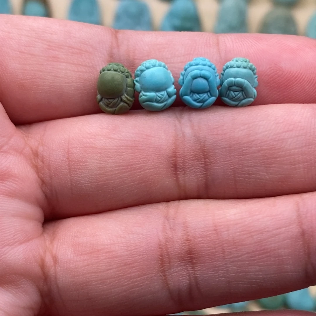 绿松石未镶嵌四不佛