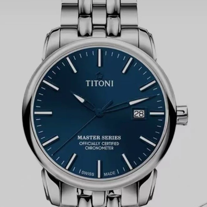 99新 Titoni/梅花 大师系列/表径41mm