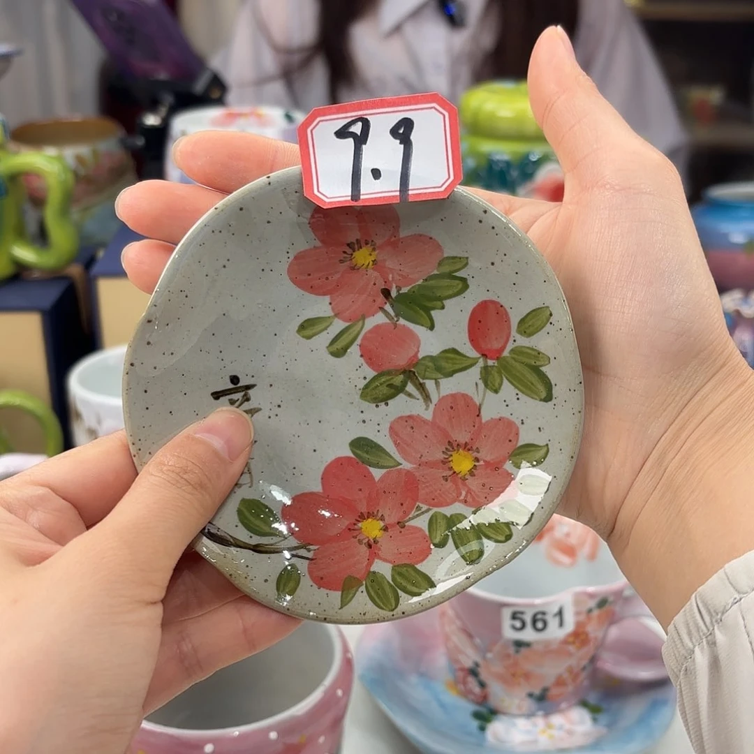 景德镇手绘高温釉下彩陶瓷茶具