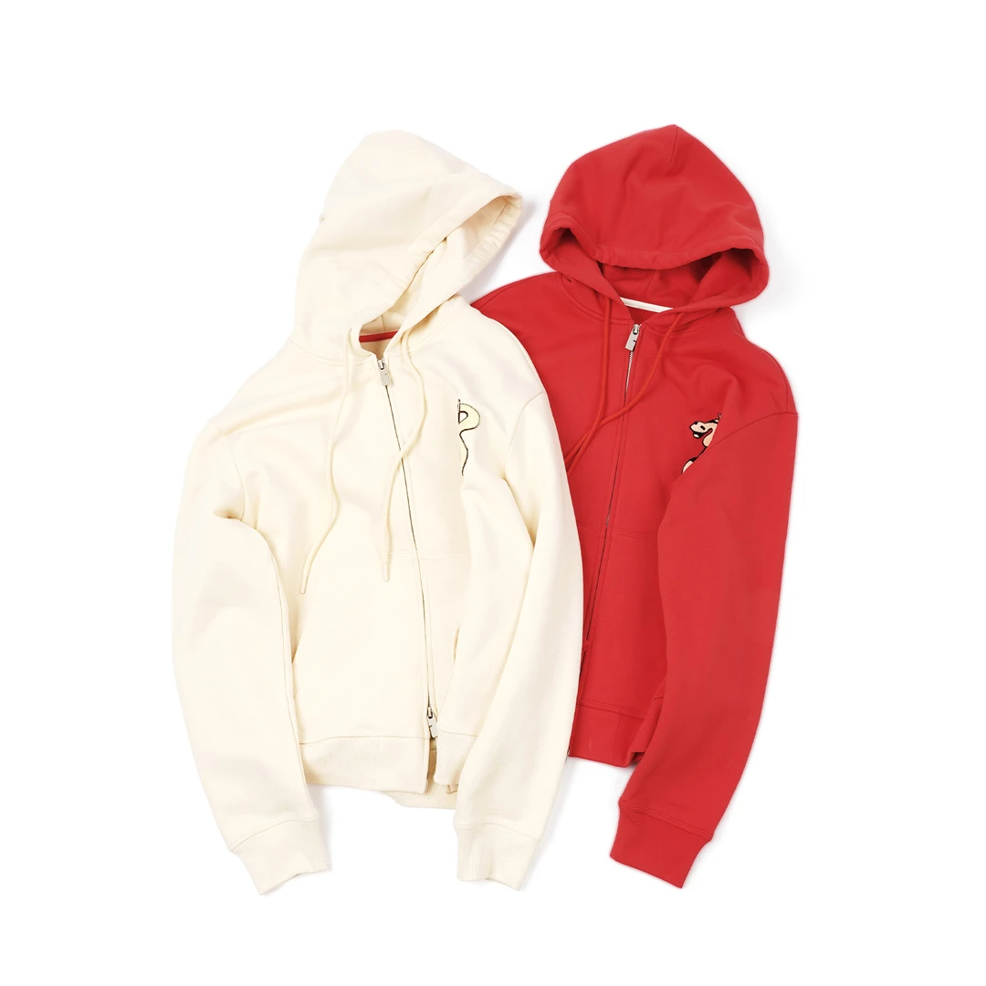 林肉肉【欢乐小蛇绣花连帽卫衣】WYAL4C071