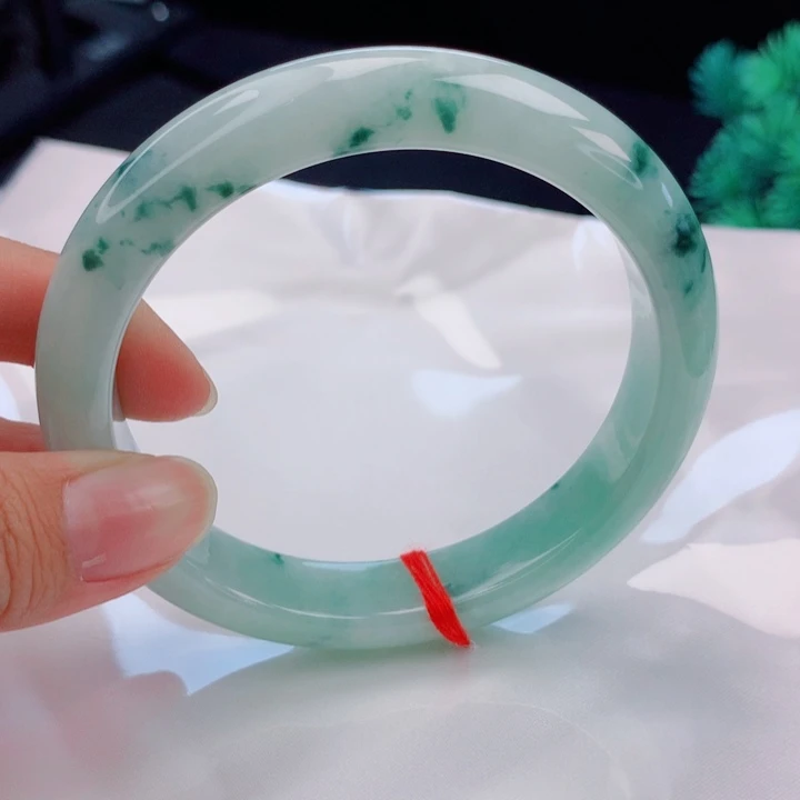 ˗***甜翡翠未镶嵌手镯62-63圈