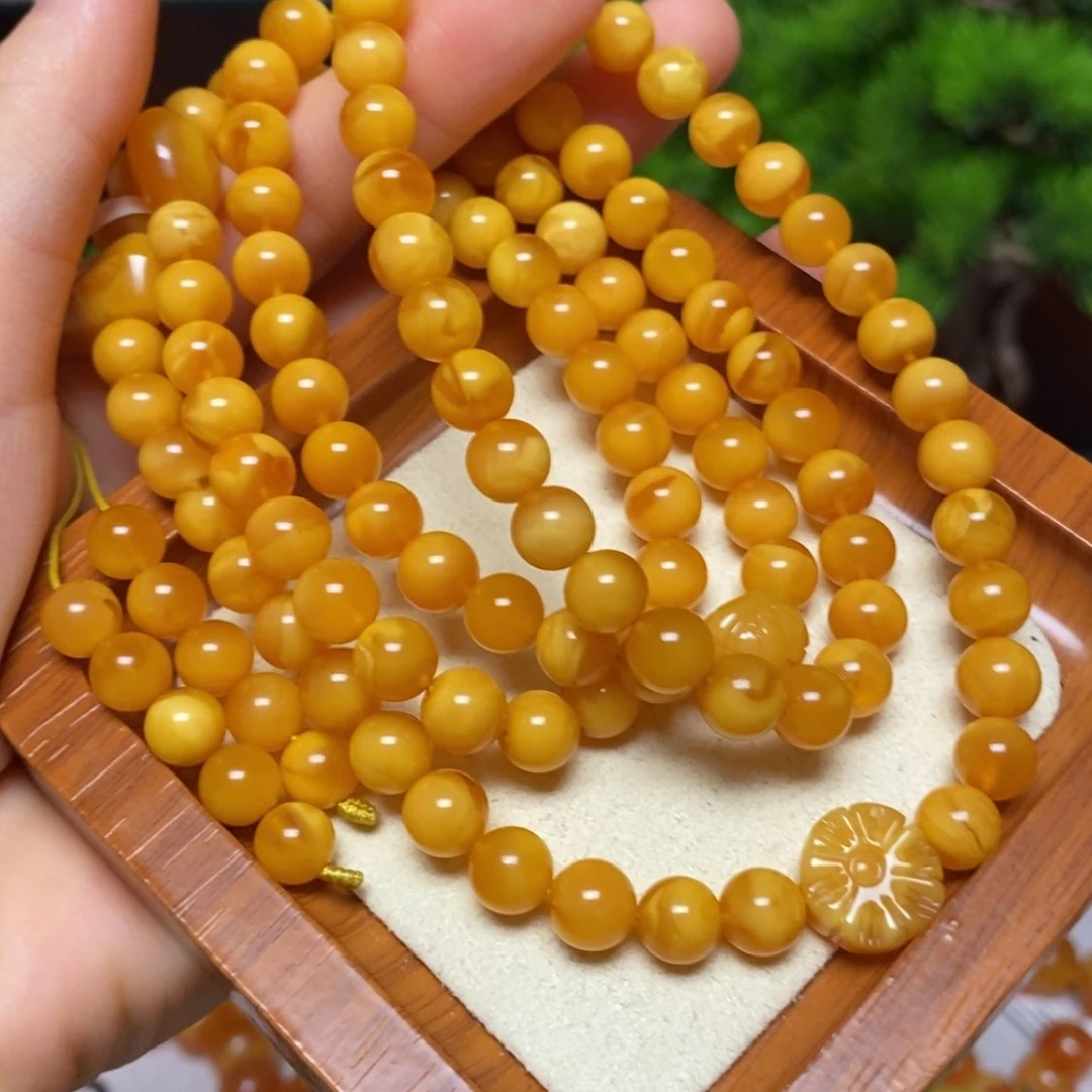 【闪购商品】蜜蜡颈饰未镶嵌项链