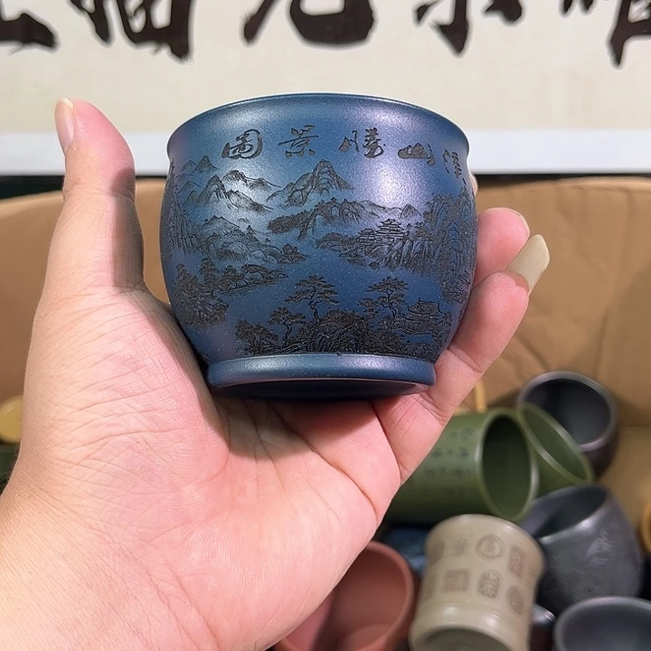 茶杯紫砂全手工紫砂主人杯