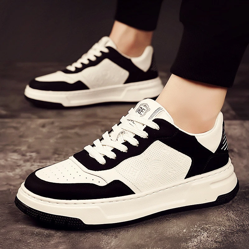 小白鞋男款2025新款冬季百搭板鞋男士运动休闲鞋男生鞋子男鞋潮鞋
