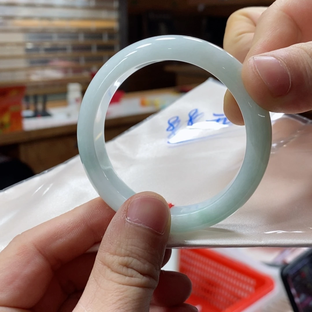 未镶嵌手镯翡翠墨**光翡翠