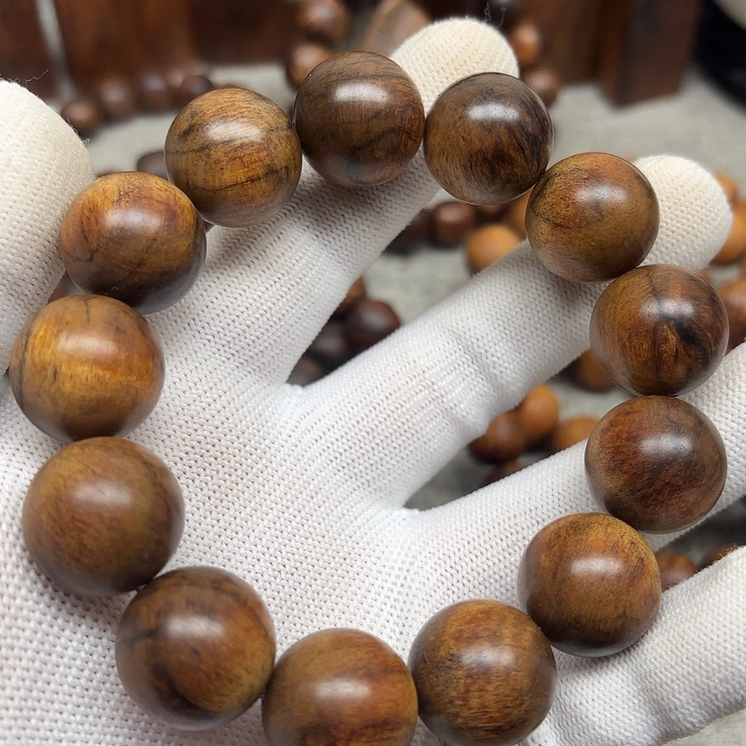 贡木印贡手链1.8绿油