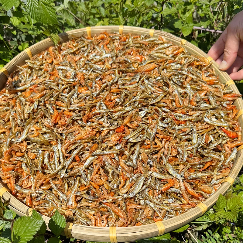 淡水小鱼小虾 农家鱼虾干半斤