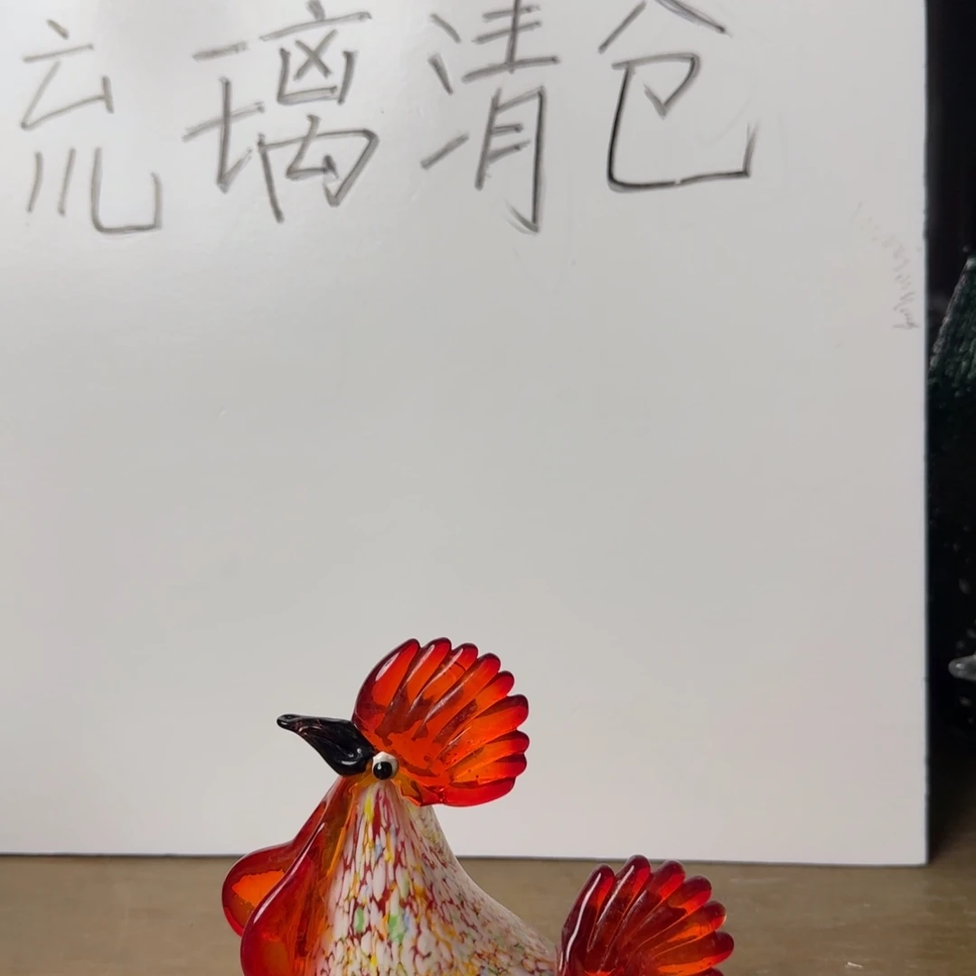 手工艺品琉璃咕咕鸡