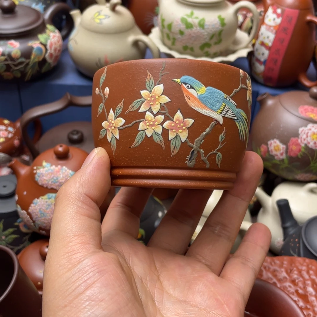 紫砂茶杯紫砂主人杯150cc