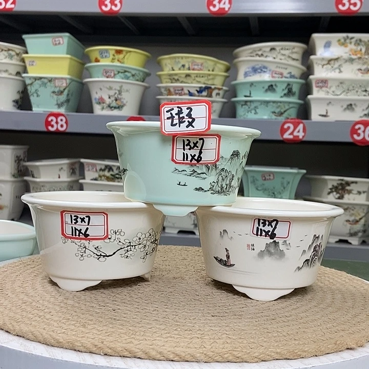 紫砂紫砂花盆8282