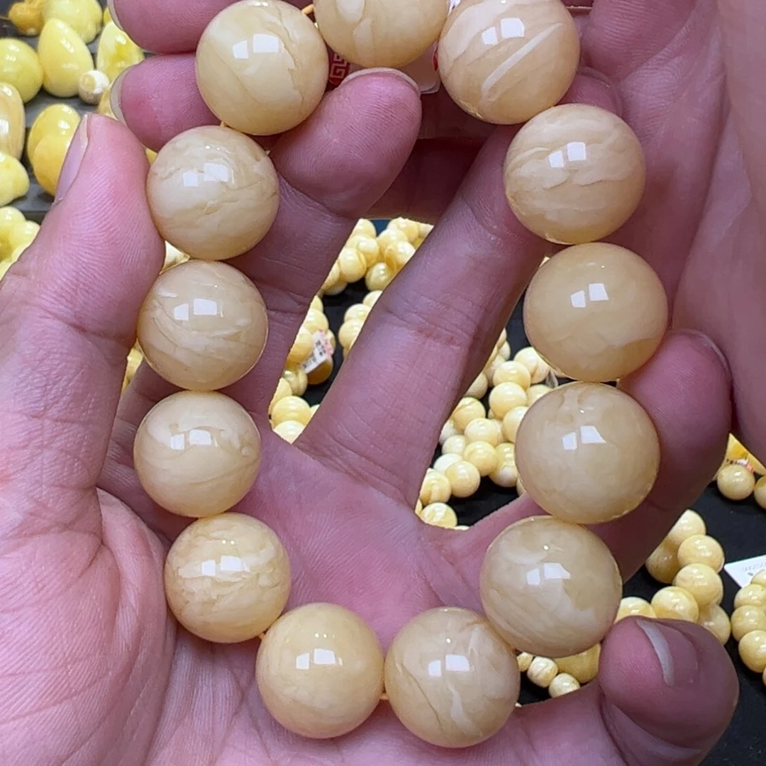 【闪购商品】琥珀珠宝奇石未镶嵌蒋*宇18mm42.5g