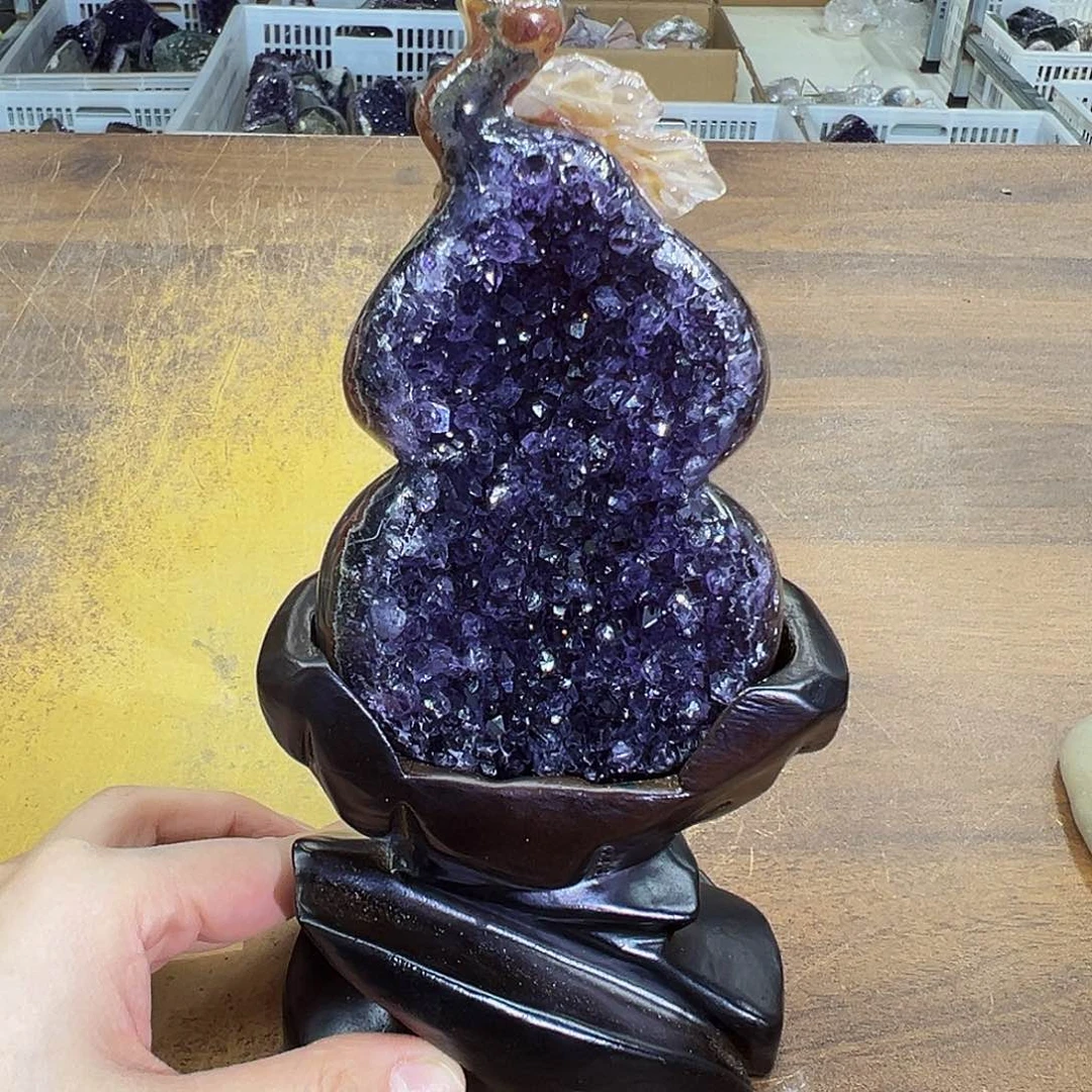 紫晶摆件未镶嵌福利