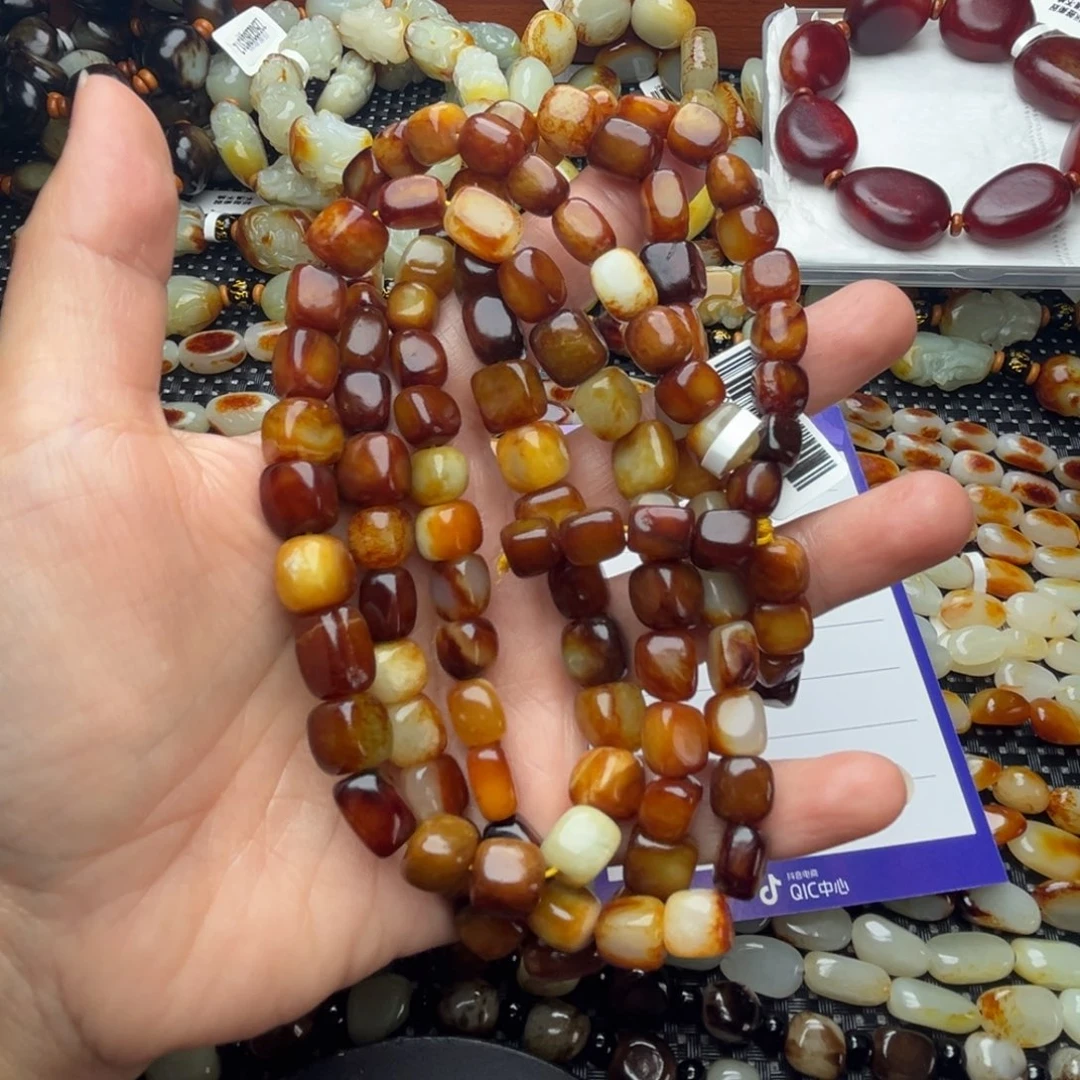 和田玉手链未镶嵌用****4