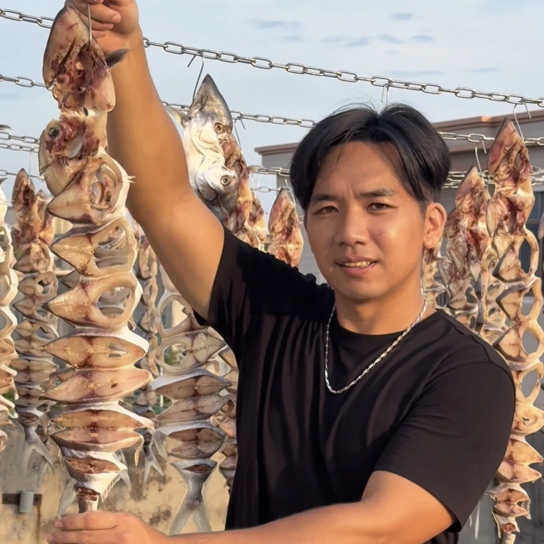 【草潭阿弟】农家自晒太阳晒深海金鲳鱼  正宗湛江特产