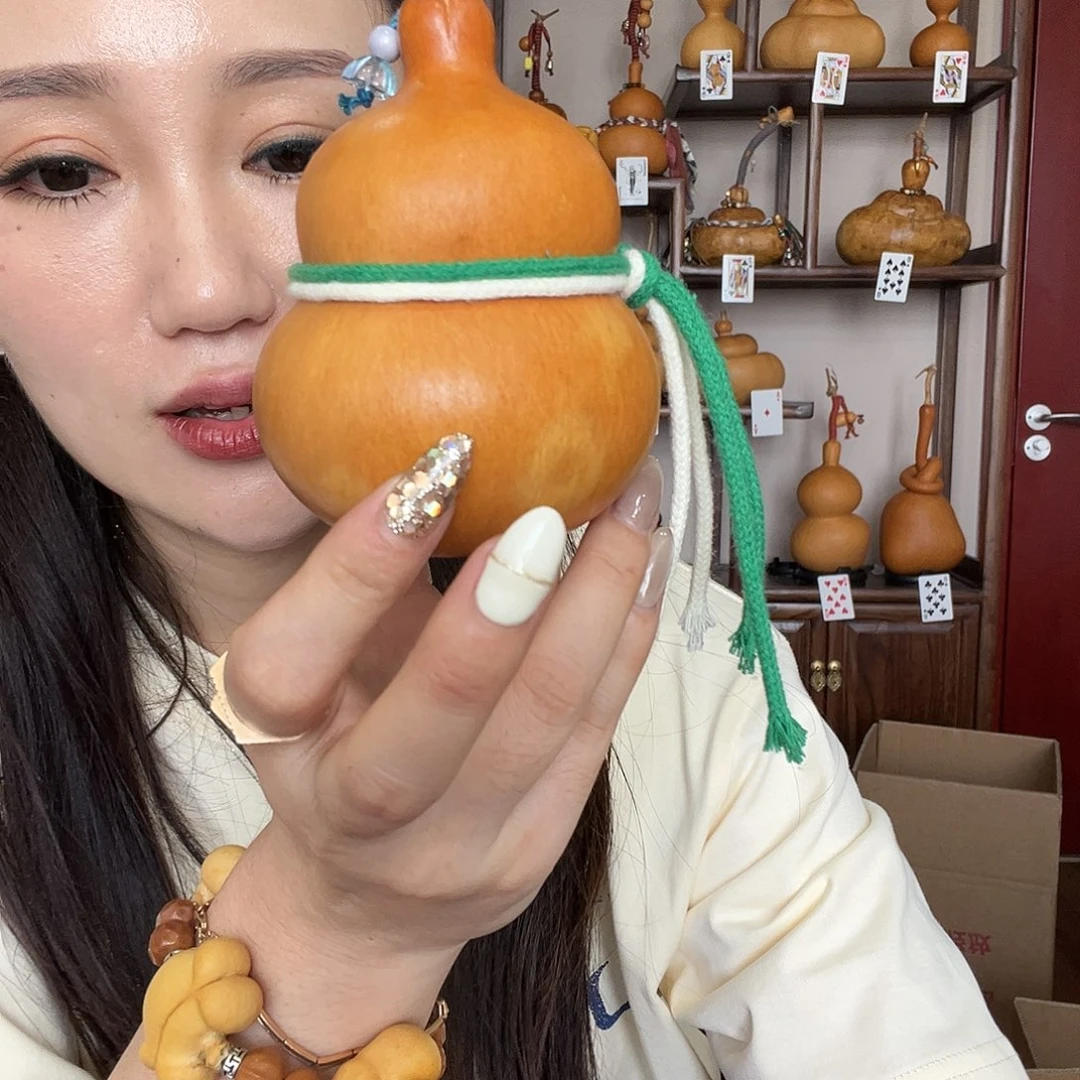 小***儿微瑕胖墩葫芦摆件葫芦