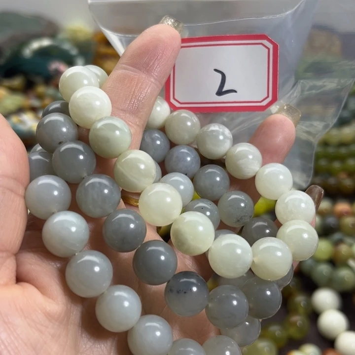 蛇纹石玉未镶嵌手链