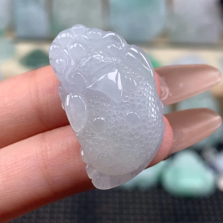 颈饰未镶嵌翡翠金蟾吊坠