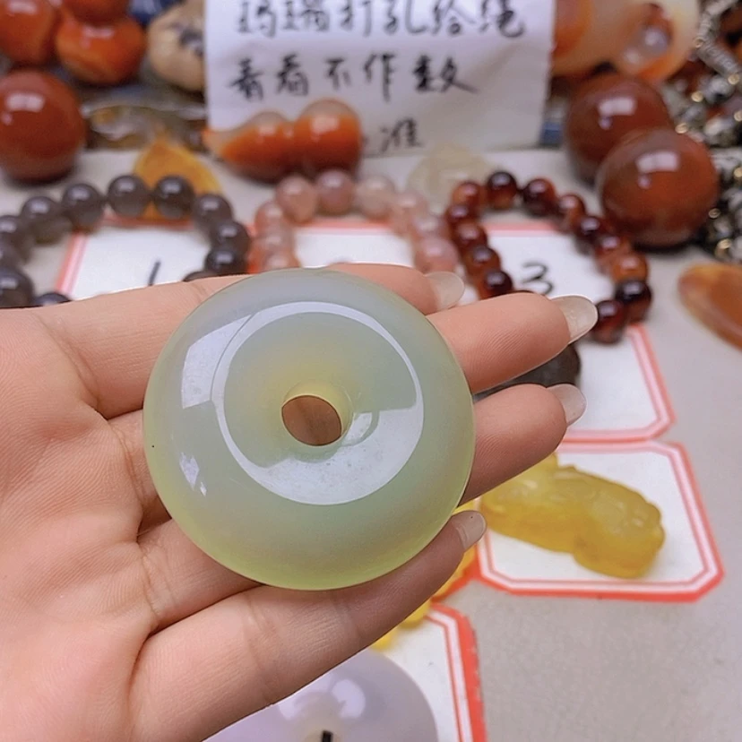 【闪购商品】未镶嵌玛瑙/玉髓珠宝半成品忽****过