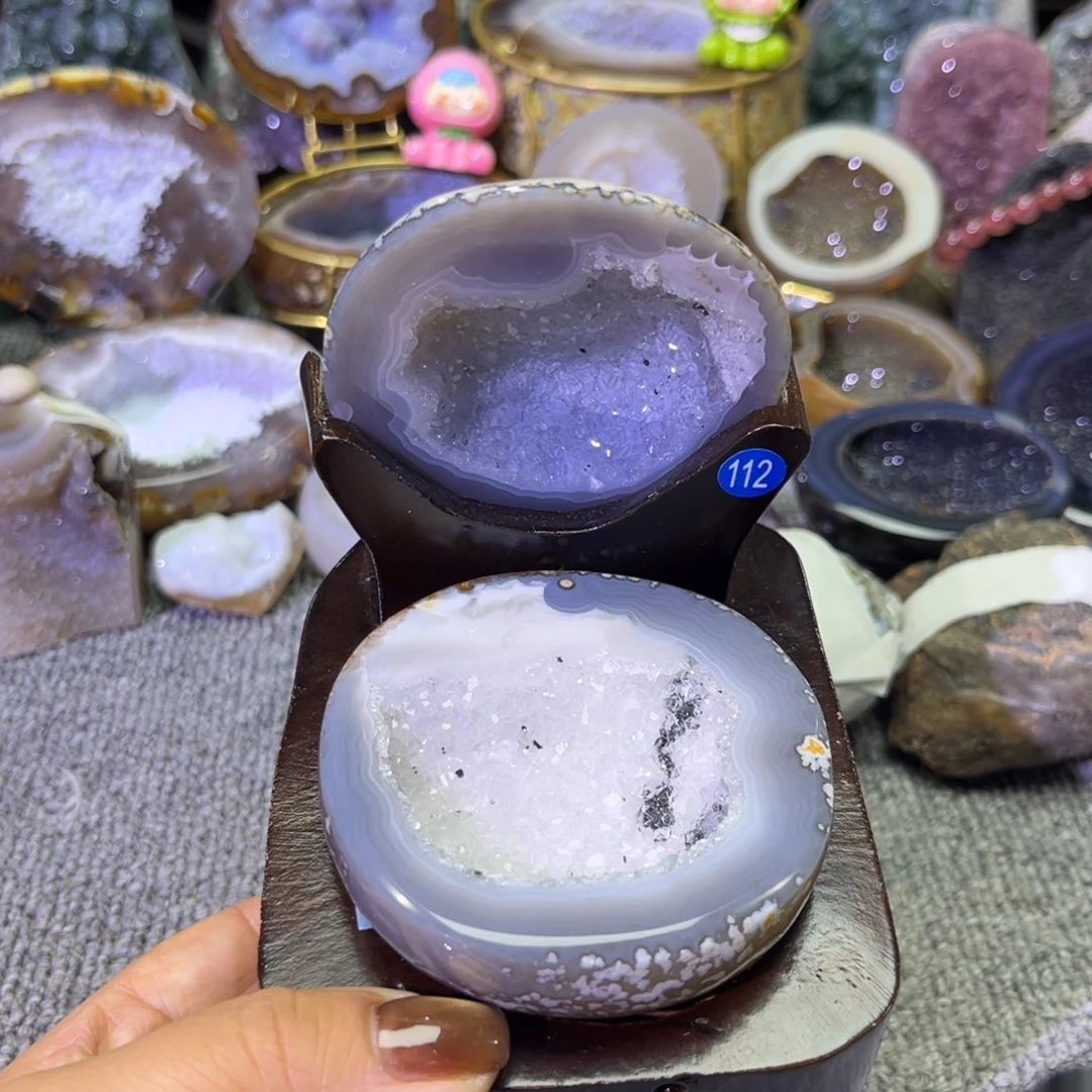 未镶嵌摆件紫晶水晶