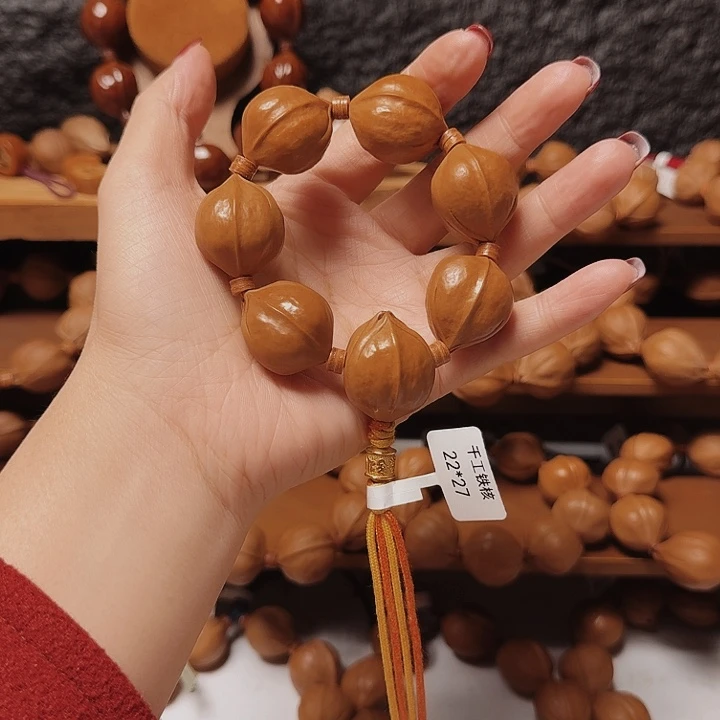 九***戒大叶紫檀（黑酸枝木类）2227手捻梅林铁核