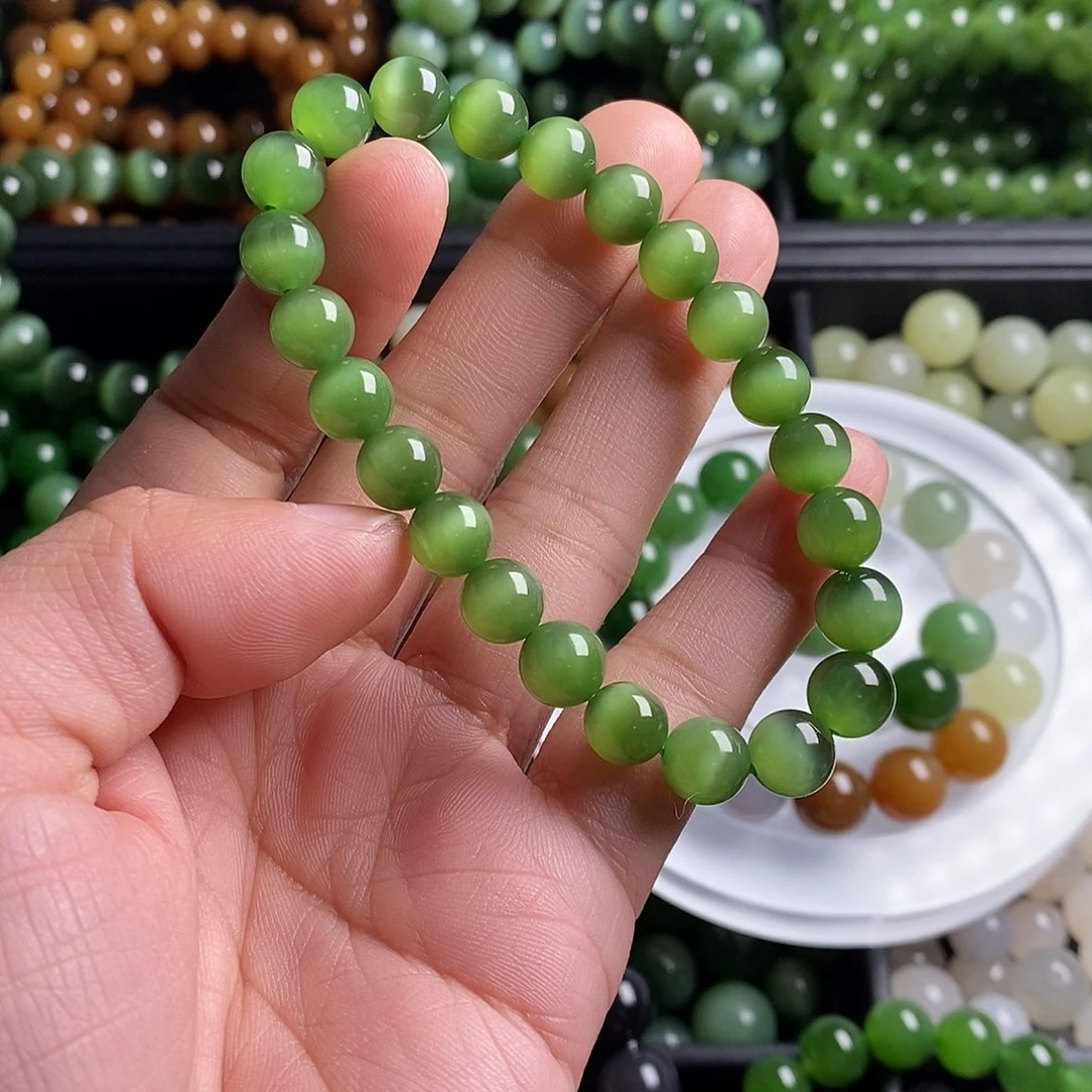 和田玉（碧玉）未镶嵌珠宝半成品