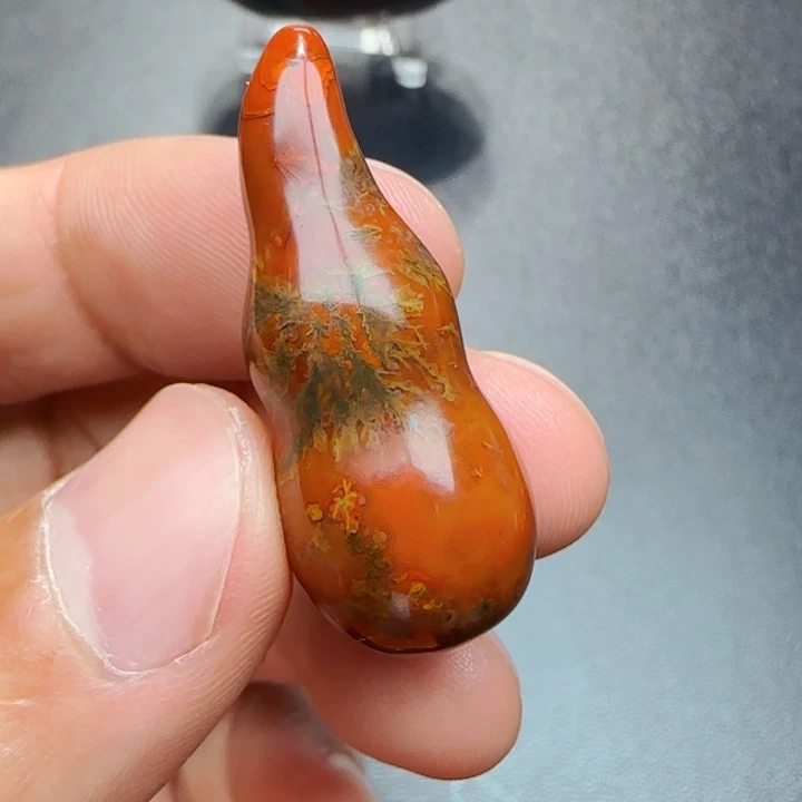 玛瑙/玉髓战国红未镶嵌之*