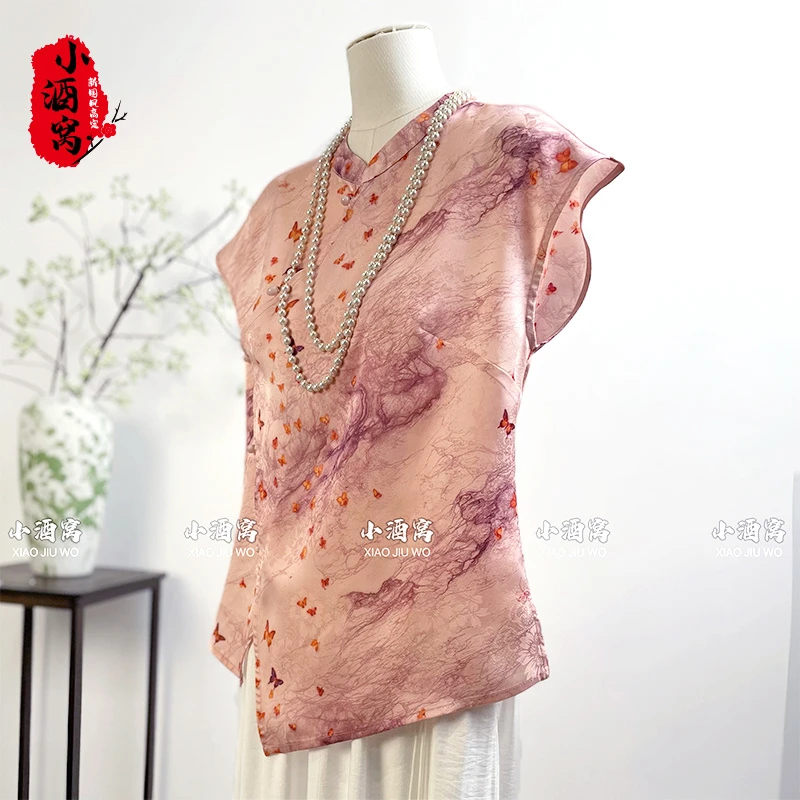 [蝴蝶谷]小酒窝新国风 新中式时尚气质上衣-60