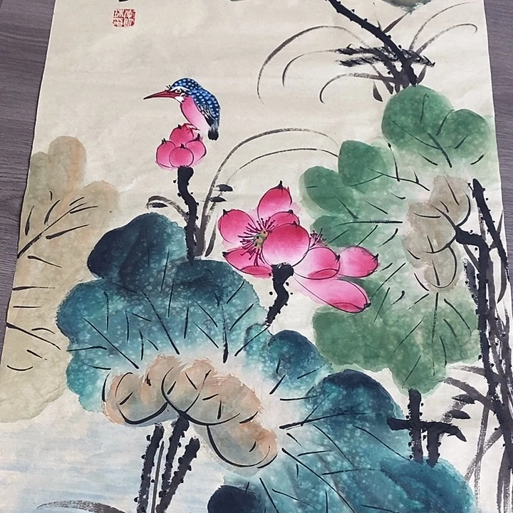 手绘国画作品欣赏展作品